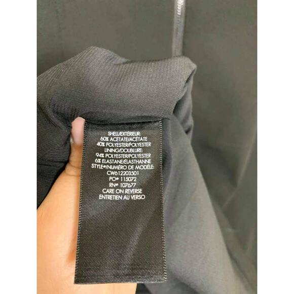 ALICE + OLIVE Employed Black Front Pleated Dress - Picture 7 of 9